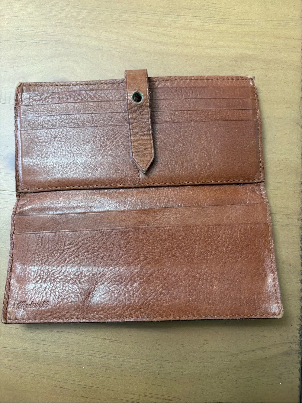 Madewell Leather Wallet - Medium Brown - Picture 4 of 9